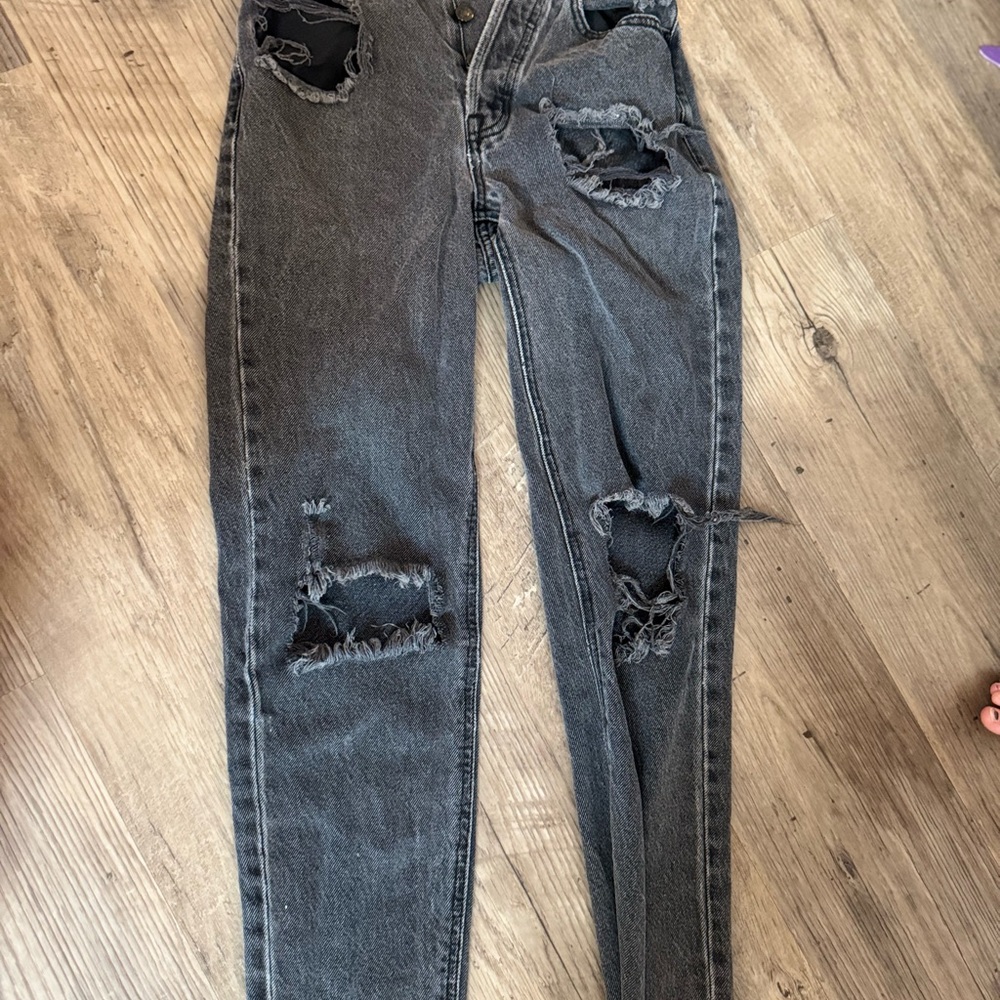 PacSun Distressed Gray Women Jeans